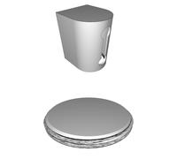 Pet Waste Bag Holder for Wall or Fence Mount - Outdoor Dog Poop Bag Dispenser