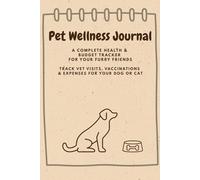 Pet Wellness Journal: Daily Routine, Health & Budget Tracker for Dogs and Cats: Track meals, walks, habits, vet visits, and expenses to keep your pet happy and healthy