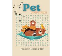 Pet Word Search Puzzle Book: Word Searches with Easy-to-Read Print about Pets, Accessories, Toys, and More (6x9 inches, 110 pages, 50+ puzzles)