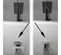 PeTa coperchio per supporti a soffitto, diametro 85 mm, grigio chiaro