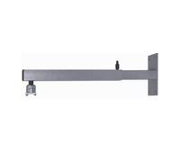 PeTa Supporto a parete standard, lunghezza variabile da 70 a 130 cm con sfera in acciaio