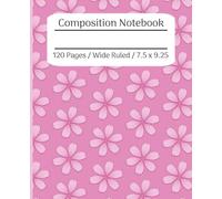 Petal Parade: Wide Ruled Flower Journal for School, Writing, and Creative Thoughts