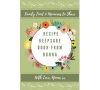 Petal Publishing Co Recipe Keepsake Book From Nonna (Copertina rigida)