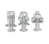 Petale espansione rivetto dadino, Dadi for rivetti metallici M4/M5/M6 20-25mm Argento 4/20/40/60 Pz(40PCS,M5x25mm)