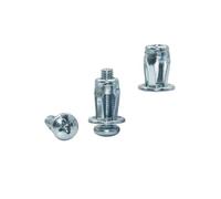 Petale espansione rivetto dadino, Rivetto a vite ad espansione con dado a petalo in acciaio al carbonio M4 M5 M6 Argento 10/50 Pz(50PCS-M4x25)