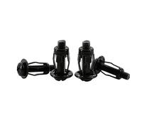 Petale espansione rivetto dadino, Set di dadi bloccaggio for rivetti a petalo da 4 pezzi M4-M8 for il fissaggio della targa dell'auto(Black M5x18 (5Set))