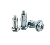 Petale espansione rivetto dadino, Set di dadi bloccaggio for rivetti a petalo da 4 pezzi M4-M8 for il fissaggio della targa dell'auto(M4x16 (5Set))