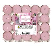 Petali Candles - Candele Tealight Profumati e Colorati alla Rosa - 20 pezzi - Durata Fino a 7 ore di Combustione