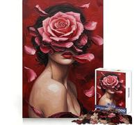 Petali di Passione - Puzzle da 1000 pezzi per adolescenti, gioco mentale, momento di relax, taglio di alta qualità, regalo artistico (38x52cm)