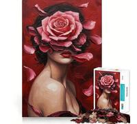 Petali di Passione - Puzzle da 1000 pezzi per adolescenti, rompicapo, gioco rilassante, taglio premium, regalo di Natale (38x26cm)