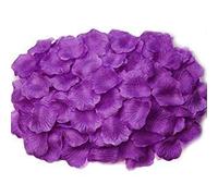 Petali di rosa, fiori di rosa artificiali, in seta, per feste di nozze, 1000 pezzi, viola e creativi, elaborati alla moda