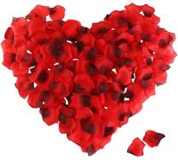 Petali Di Rosa Rossa 3000 Pezzi Rose Artificiali Foglie Rosse Fiori Confetti Sor