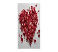 Petali forma di cuore a forma di cuore coperture per porta di benvenuto banner grande divertente sfondo banner decorazioni per appendere interni ed esterni e buoni regali di primavera per gli amici