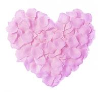 Petali rosa artificiali 1000 pezzi decorazione romantica matrimonio e camera da letto bellissimi petali di rosa come regalo di compleanno per lui fantastica decorazione di compleanno (rosa chiaro)