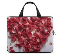 Petals Form - Custodia per computer portatile a forma di cuore, ultrasottile, impermeabile, da 12", con cinghia da polso
