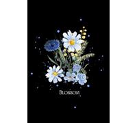 Petals & Pages (Obsidian Bloom): 120 pages, grid notebook, size 6 x 9 inches