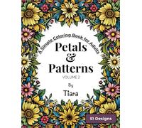 Petals & Patterns: A Simple Coloring Book for Adults