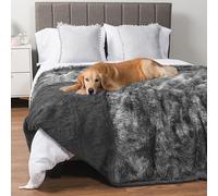 PetAmi Coperta impermeabile per cani, divano, letto matrimoniale e mobili | A prova di perdite, pelliccia sintetica, protezione dagli incidenti, reversibile Sherpa, lavabile, morbido, calmante