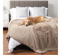 PetAmi Coperta impermeabile per cani, in finta pelliccia, per cani e gatti | A prova di perdite, pelliccia sintetica, protezione dagli incidenti, reversibile Sherpa, lavabile, morbido, calmante