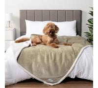 PetAmi Coperta impermeabile per cani, XL, coperta per animali domestici, in pile Sherpa, a prova di perdite, coperta per casse, cucce, divani, mobili, letto matrimoniale, reversibile, in morbido