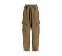 Petar Petrov Brown Silk Cargo Pants - IT40 | M