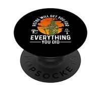 Petbe Dio Della Vendetta Egiziano PopSockets PopGrip Adesivo
