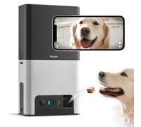 PetCube Bites 2 Camera per animali domestici Wi-Fi con Dispenser e Alexa incorporato per cani e gatti. 1080p video HD 160 Vista a camera intera Audio
