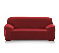 PETCUTE Copridivano angolare copridivano penisola Elasticizzato copridivano con Chaise Longue copripoltrona Vino Rosso 2 posti