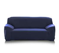 PETCUTE Copridivano angolare copridivano penisola Elasticizzato copridivano con Chaise Longue copripoltrona Blu Scuro 4 posti