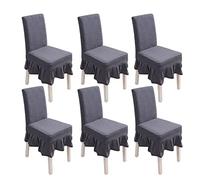 PETCUTE Coprisedia con Schienale Elasticizzato coprisedia Sala Pranzo Universale 6 Pezzi