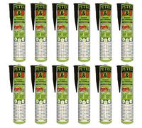 Petec 12x K & D Attaccarecolla E Guarnizione Nero 310ml