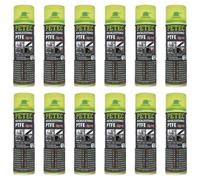 Petec 12x Ptfe-Spray Trasparente 500ml