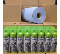 Petec 24x Detergente Freni Detergente-Montaggio Entfetter 500ml+