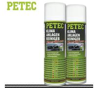 Petec 2x 500ml Detergente per Climatizzatori Zitrus-Schaum Veicolo Cura Profumo
