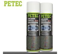 Petec 2x 500ml Protezione di Cavità & -konservierung Banner Spray Ruggine Umido