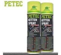 Petec 2x 500ml Spray Catena Top-Speed Lubrificante MTB Moto Ruota Olio Grasso