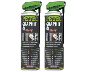 Petec 2x Graphitöl Grafite Spray 500ml