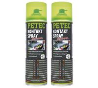Petec 2X Spray Contatto Elettronico 500Ml