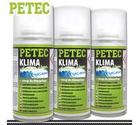 Petec 3X 150Ml Klima Fresh & Clean Ocean Ventilazione Veicolo Fumo Sudore Cura