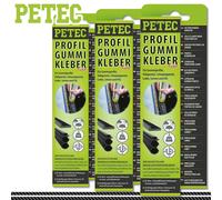 Petec 3X 70Ml Colla Profilo Tubo Sigillante Finestra Auto Barca Caravan Plastica