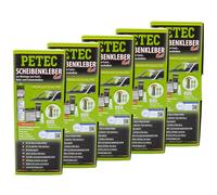 PETEC 5 X Sigillante Parabrezza Set Cartuccia Fronte Lato Coda Parabrezza Wss