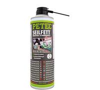 PETEC 71650 Grasso Corda Seilfettspray Drahtseilfett Zahnradfett Spray 500ml