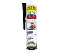 Petec 290ml Colla Forte Universale Nero Polimero Plastica Metallo Caravan Pkw