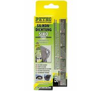 Petec 97680 Sigillo Siko Grigio 70ml Permanentemente Elastico Sigillante A 260°