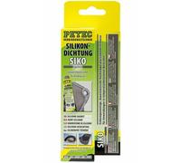 Petec 97680 Sigillo Siko Grigio 70ml Permanentemente Elastico Sigillante A 260°