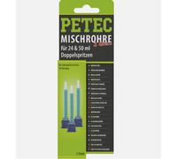 Petec 98603 Mischrohre Tubo Cartuccia Doppia Cartuccia Doppelspritzen 3 Pz.