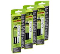 PETEC Adhesivo 3x 24 ML Adesivo 2k Plastbond Nero 98325 Incollaggio Plastica