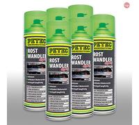 Petec_bundle 6 X PETEC convertitore di ruggine ueberlackierbar protezione antiruggine spray 500 ML 70040