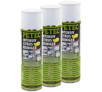 PETEC Citrusreiniger Spray 3x 500 ML Detergente Intensiv Pulizia 72950