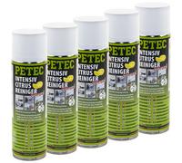 PETEC Citrusreiniger Spray 5x 500 ML Detergente Intensiv Pulizia 72950
